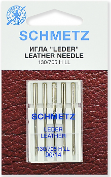 Иглы для швейных машин Schmetz №90 для кожи