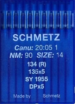 Иглы для промышленных машин Schmetz DPx5 №90