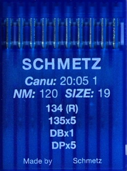 Иглы для промышленных машин Schmetz DPx5 №120