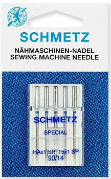 Иглы для швейных машин Schmetz №90 супер-стрейч
