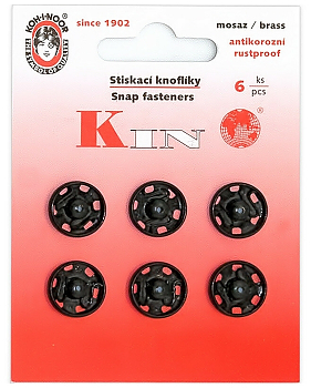 Кнопки KOH-I-NOOR KIN1000 №5 черные