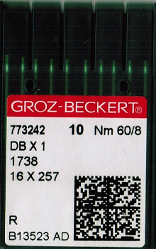 Иглы для промышленных машин Groz-Beckert DBх1 №60/8